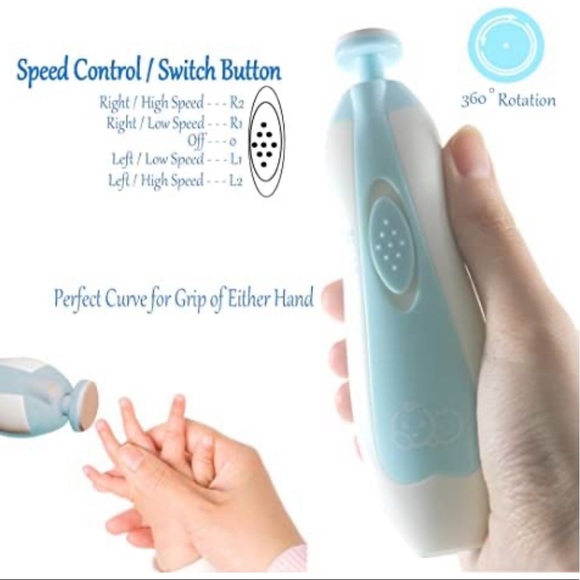 Royal Angels Baby Electric Nail Trimmer Kit - Picture 3 of 6
